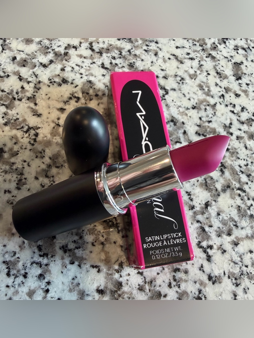 MAC Cosmetics Satin Lipstick in “Popstar Pink”